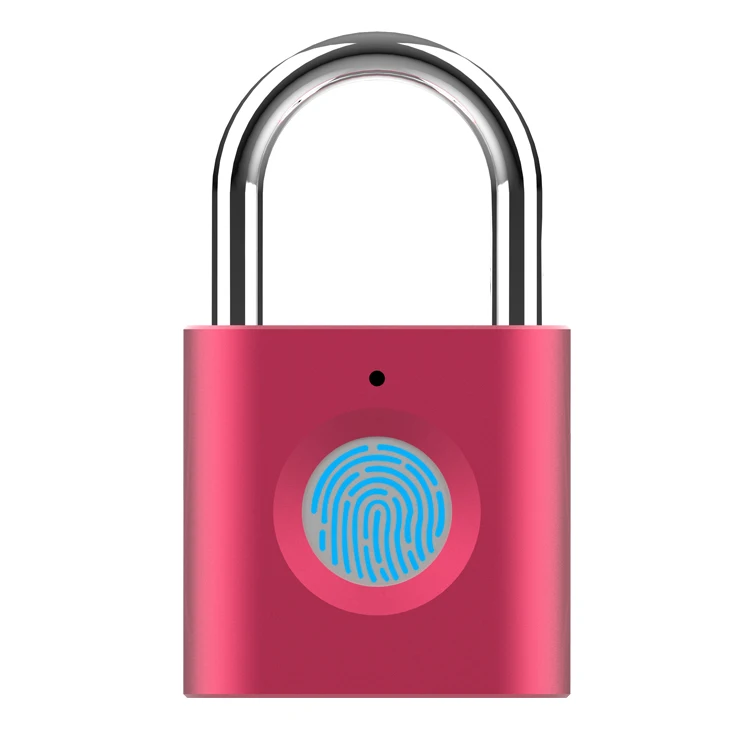 Fingerprint Lock Safety Door Lock Digital Portable Fingerprint Padlock Travel Luggage Suitcase Padlock