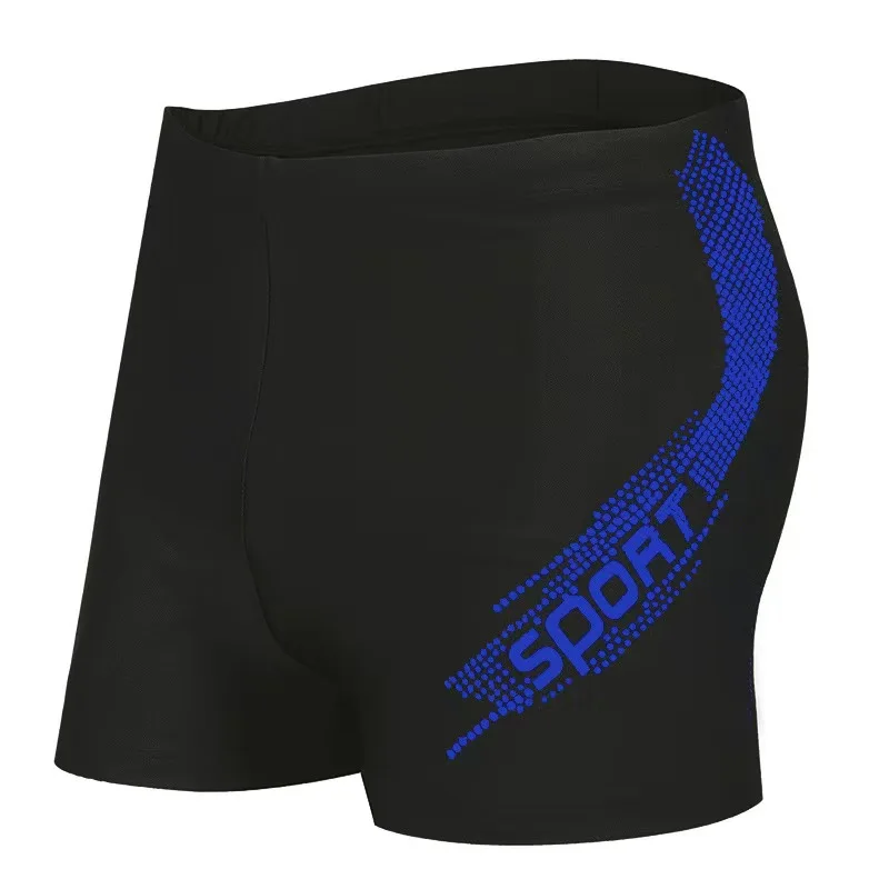Summer Men Swimwear Training Swim Shorts Trunks Beach Tight Swimming Pants Swimsuits Jammer Running Sports Surf Shorts Trunks