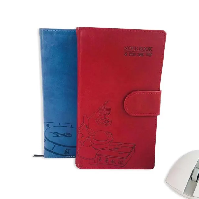 Custom logo high quality pu leather A5 A6 B6 daily agenda planner gilded edges thick pages notebook