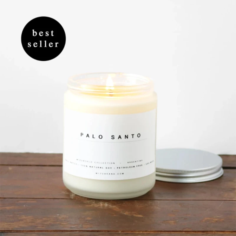 Natural Soy Wax Coconut Wax Scented Glass Jar Candles Christmas presents Christmas candles