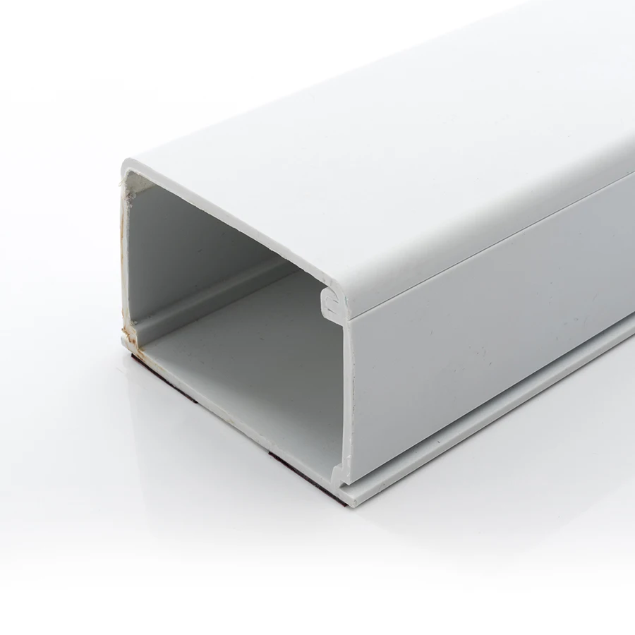 High Quality Manufacturer White PVC Trunk Size Electric Wire Cable Trays One Piece Wiring Duct