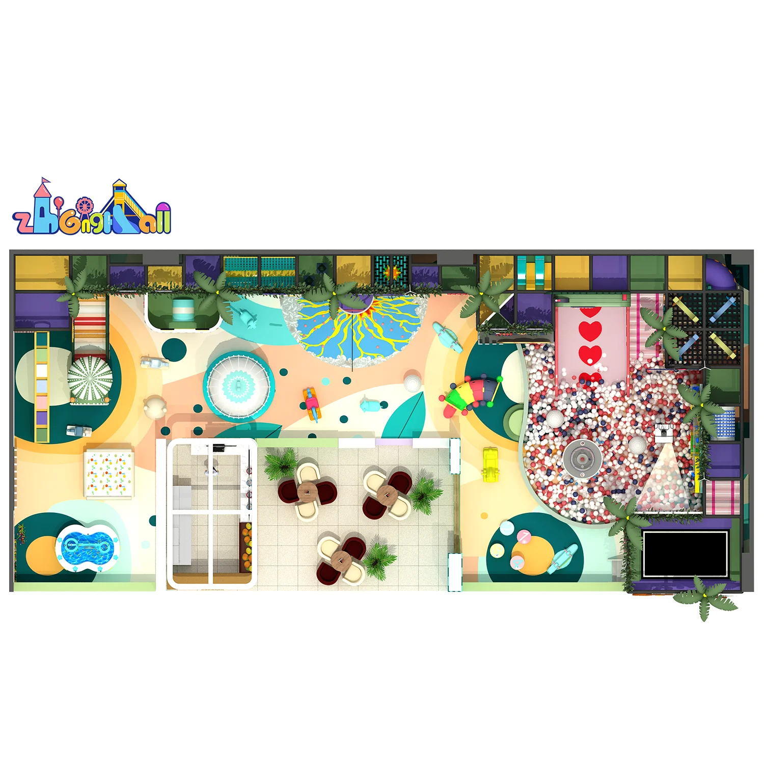 Children Commercial Indoor Playground Equipment Kids Soft Play Area Indoor Playground Role Play Soft Playground For Children