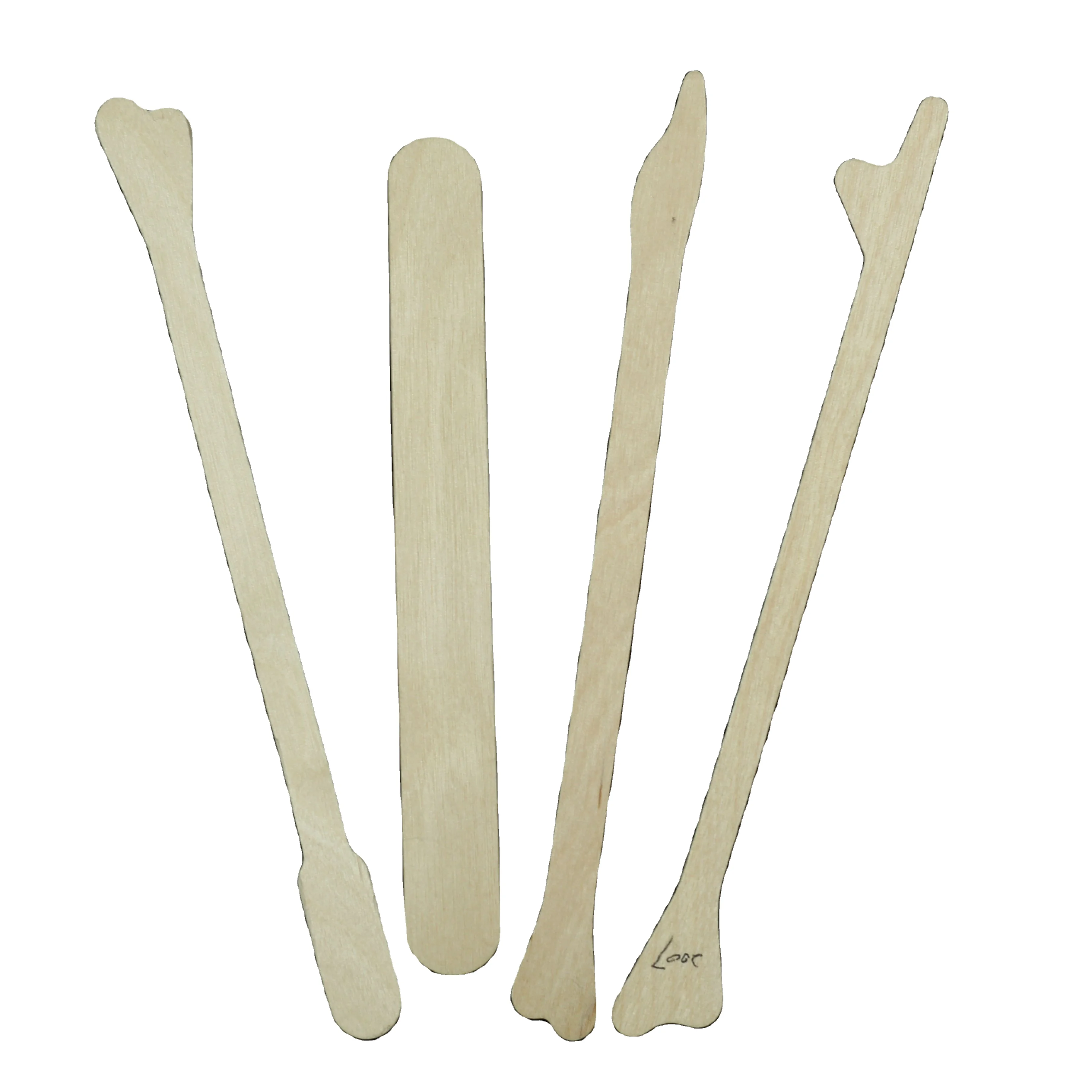 Disposable wooden sterile gynecological cervical spatula scraper8408 , 8409 ,8410