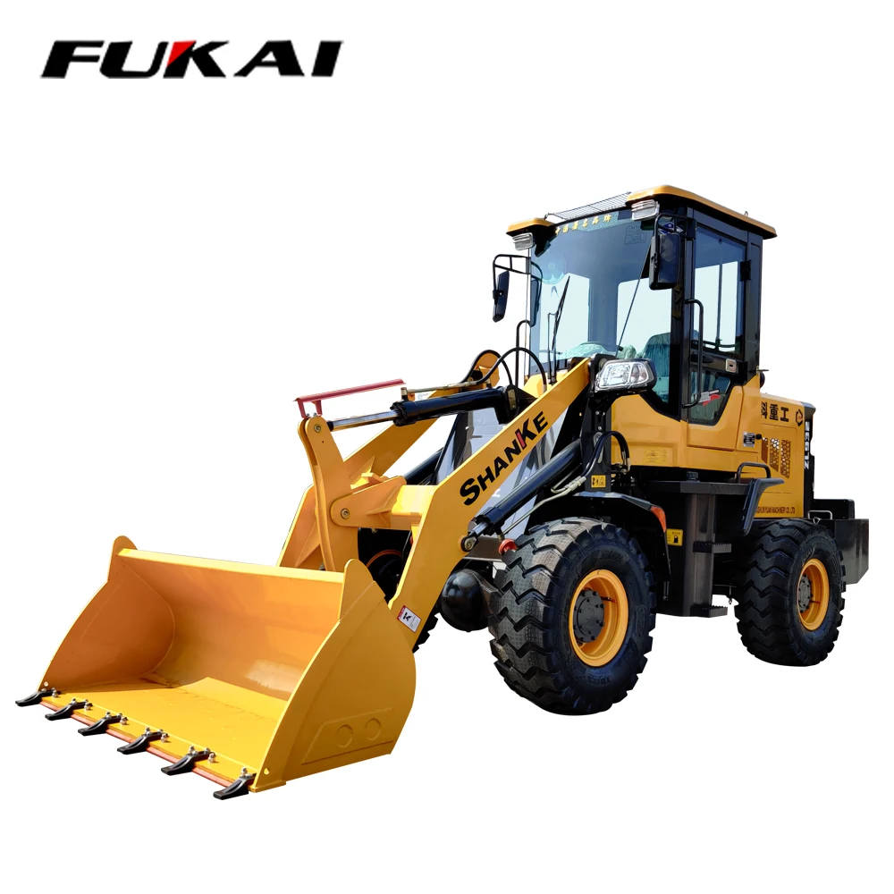 China Mini Loader Front End Compact Wheel Loader 400Kg 600Kg 1000Kg Loading Capactiry Loader For Sale