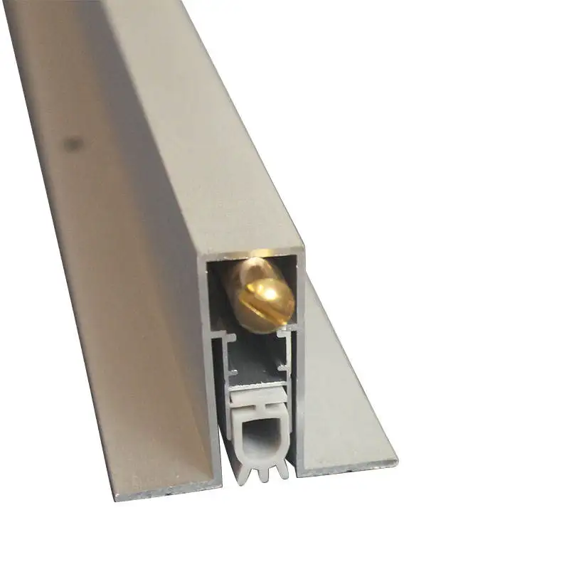 Custom Aluminum alloy concealed models Inline door bottom seal acoustic waterproof door seal