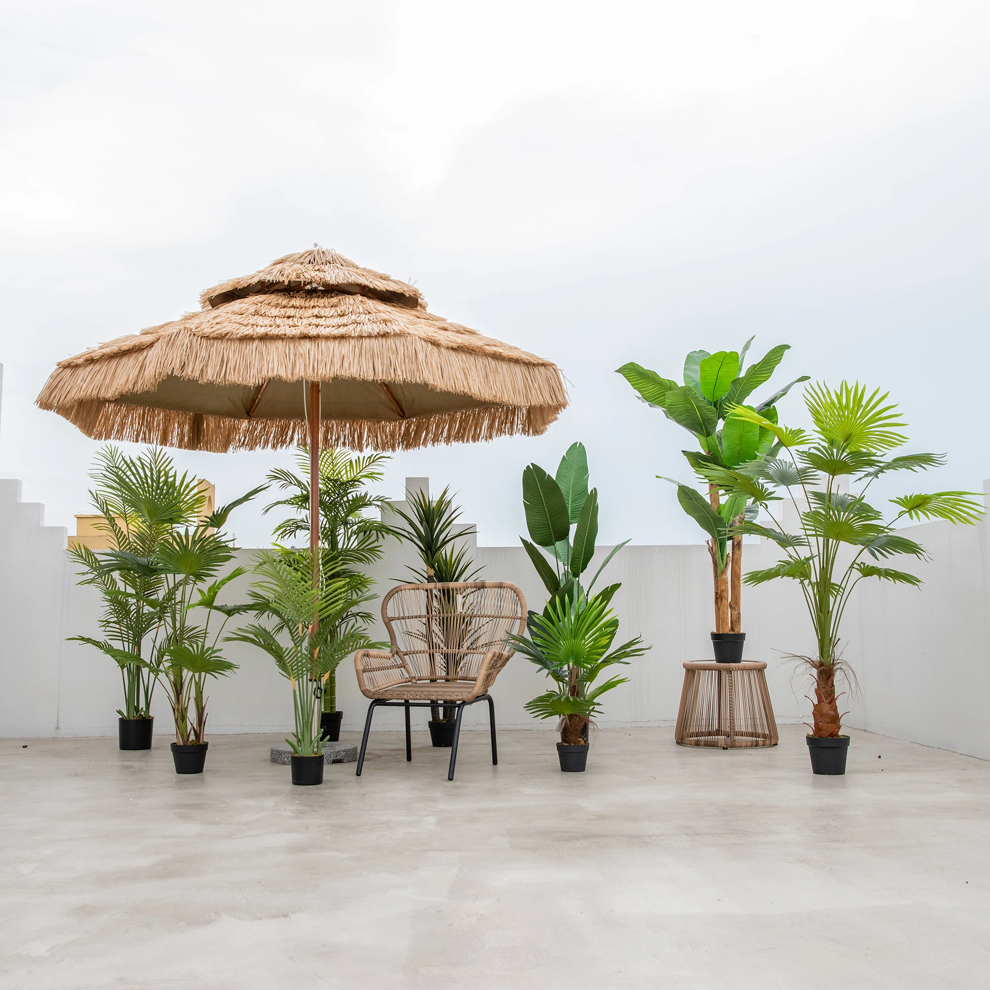 Small artificial orange tree plants for home decoration faux fruit tree bonsai for shopping mall supermarket sale