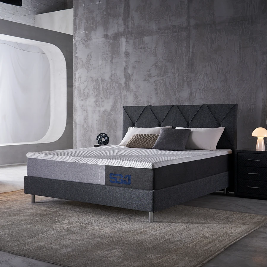 Gel memory foam mattress queen/full/king size bedroom sleep mattresses in box pocket hotel furniture