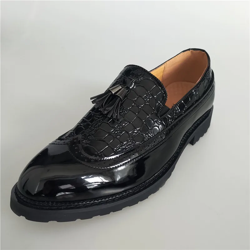 PDEP Hot sale big size 47 men office casual formal loafers dress shoes for men