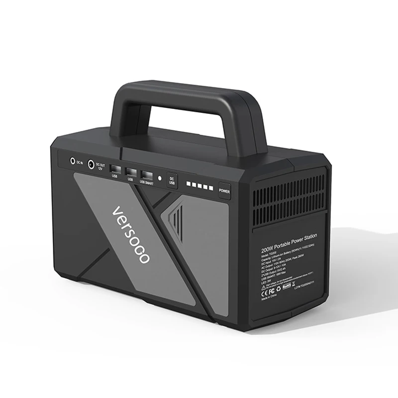 Solar Power Portable Generator Power Station Supply 110V/220V 200W Peak 400W Other Renewable Energy Outdoor Power Station