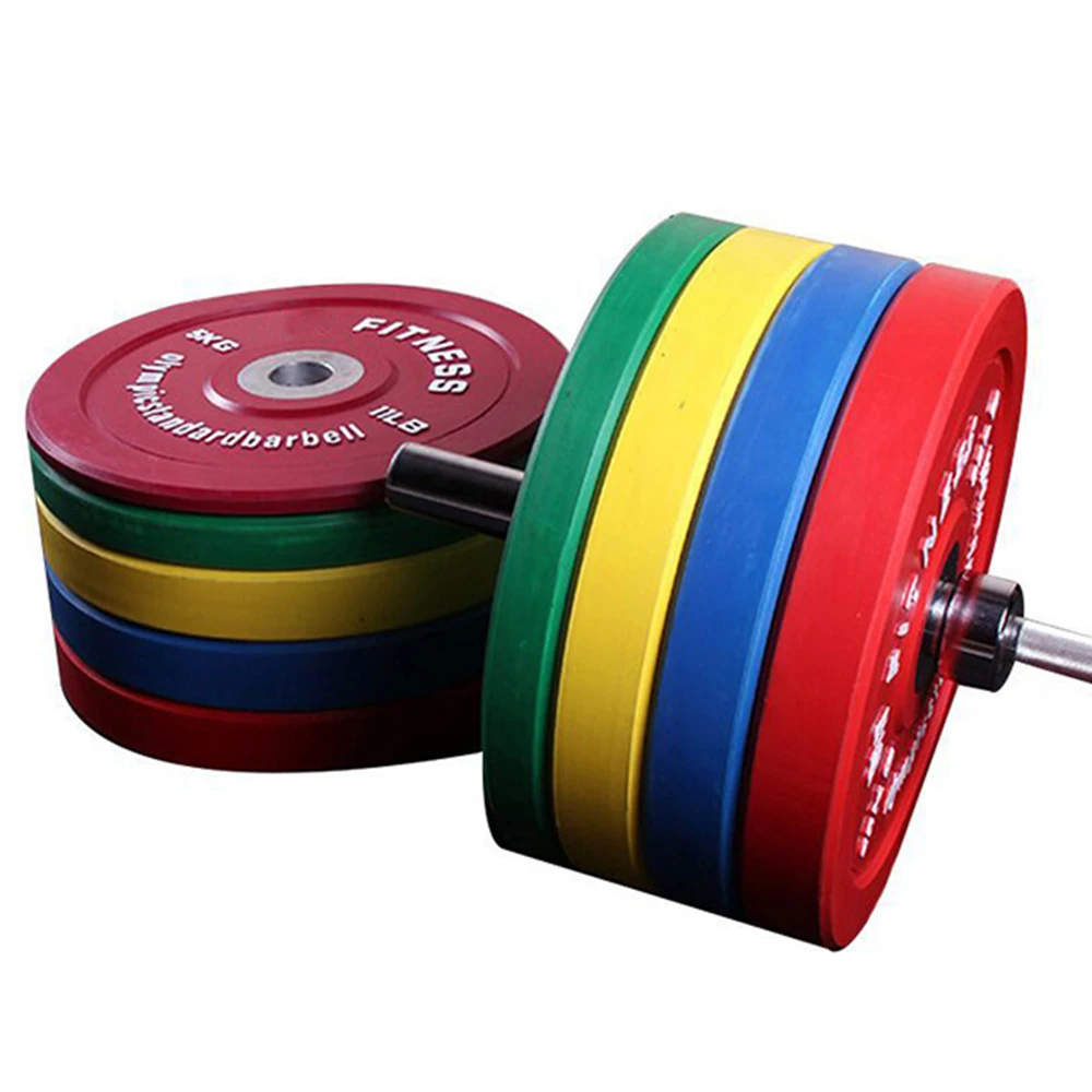 Cheap Factory Sale Gym Equipment Bumper Plate Set Barbell Barbell Standard Plate bilanciere bodybuilding