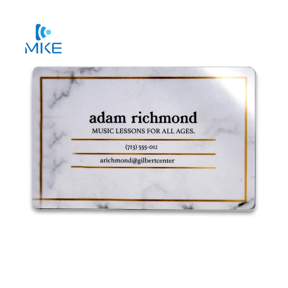 luxury gift embossed texts information business plastic pvc cards