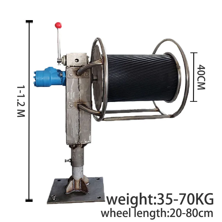 fishing boat, trawl small electric winch winches 12 volts 4x4 kinetic rope anchor winch marine