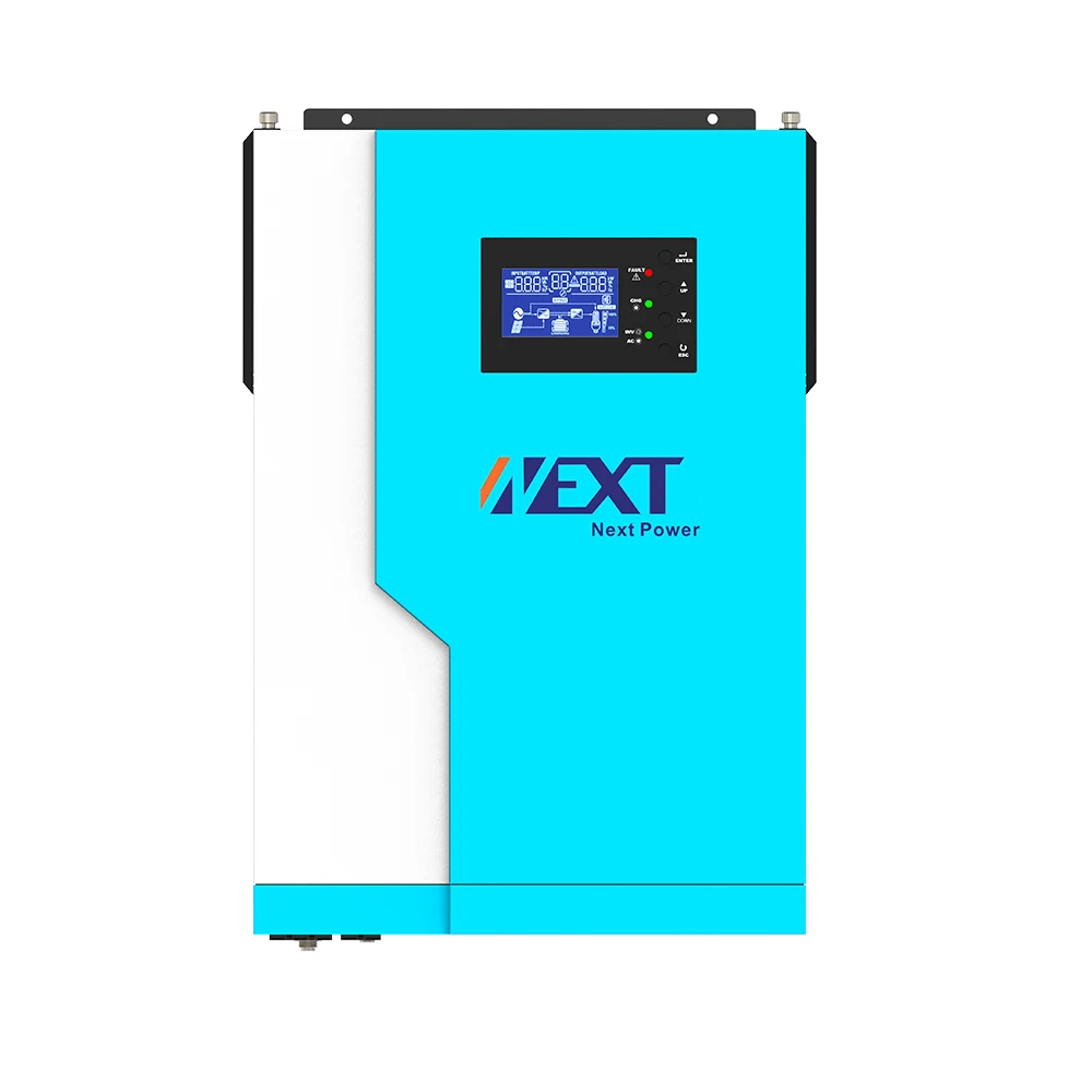 Wi-Fi настенный 5500W 48V Чистая синусоида Инвертор постоянного тока в переменный преобразователь все в одном MPPT инвертор для солнечной батареи работать без батареи
