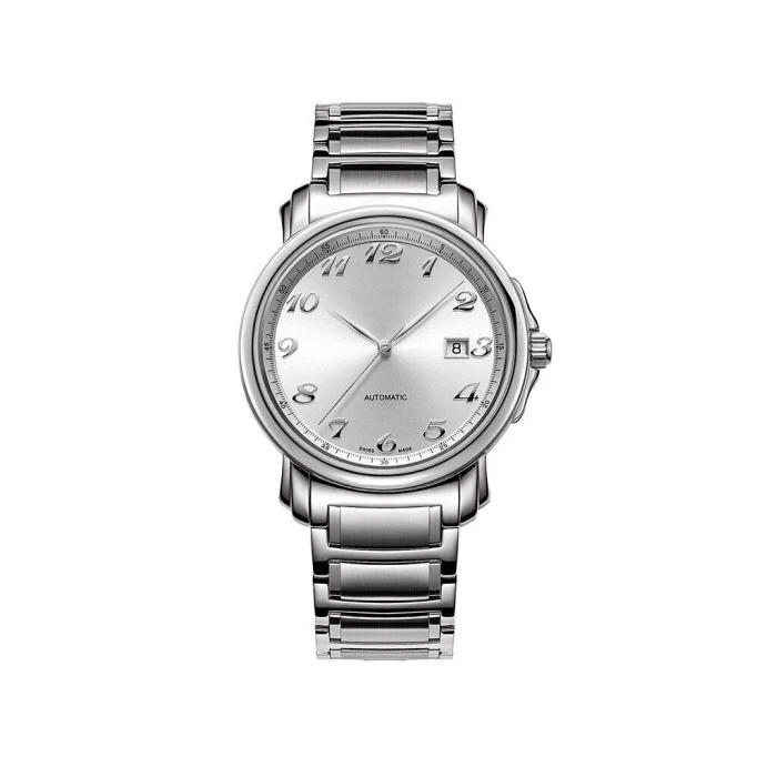 Hand Watch New Style Wrist Watch Men White Face All Stainless Steel Automatic Luxury Watches For Men