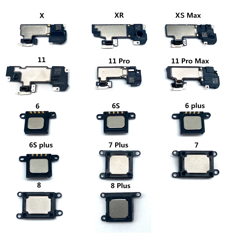 Earpiece Speaker For IPhone X XR 6 6S 7 8 Plus XS 11 Pro Max Ear Speaker For Iphone 14 pro Speaker Cellphone Replacement Parts