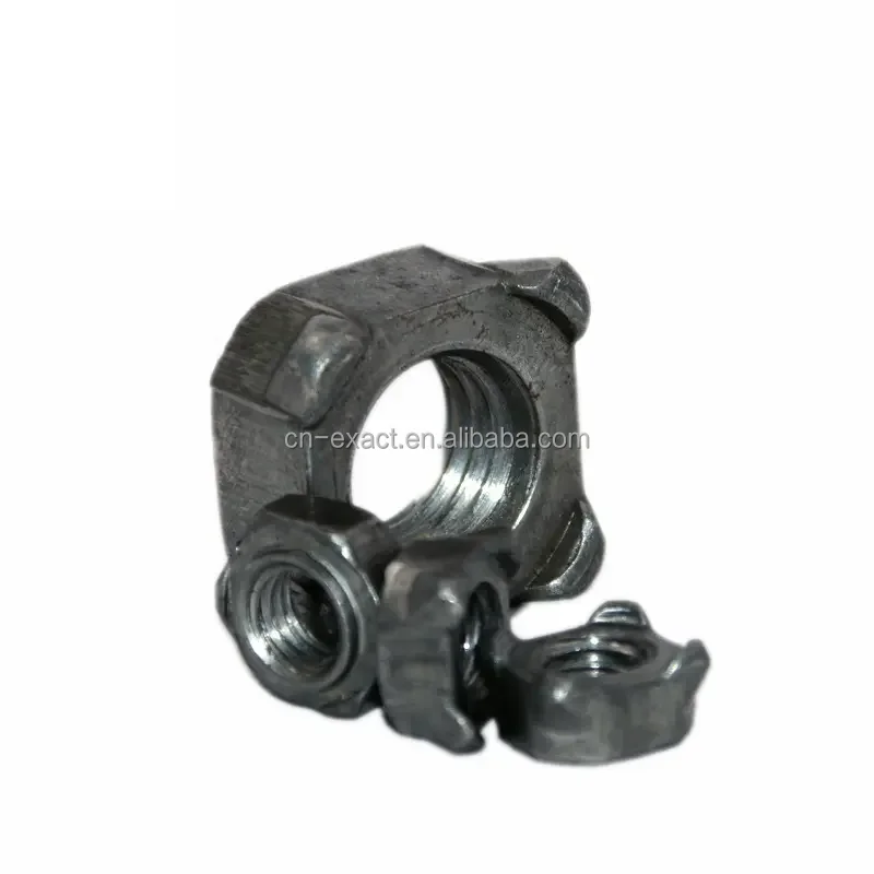 Factory Fastener Manufacturer M4 - M16 Carbon Steel DIN 928 Type A/B Square Weld Nuts