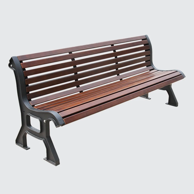 outdoor recycled plastic wood bench seat outside patio cast iron garden bench public leisure park antique wooden bench chair