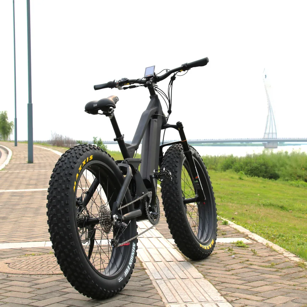 
New best 48V 1000W mid drive ebike full suspension Bafang Ultra G510 mountain electric fat bike 