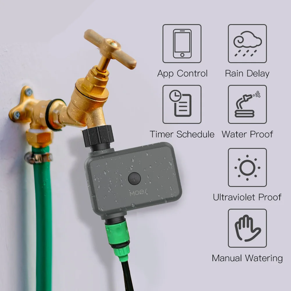Smart Home Garden   Irrigation Valve App Remote Sprinkler Dual Output Lawn Smart Plant Irrigation Timer smart home improvement