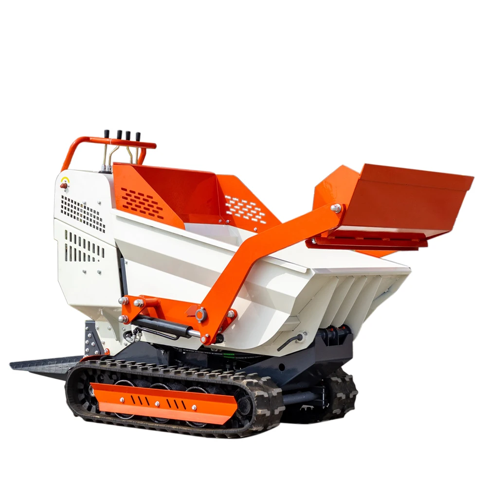 full hydraulic 500kg mini crawler track dumper Chinese small dumper with best price