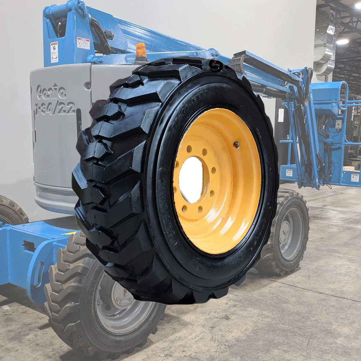 12 16.5 Industrial Solid Tire for Construction Equipment, Long Service Life 33 155016.5