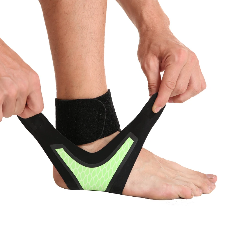 Unisex Foot Sprain Support Bandage Adjustable Elastic Ankle Brace Guard Protector