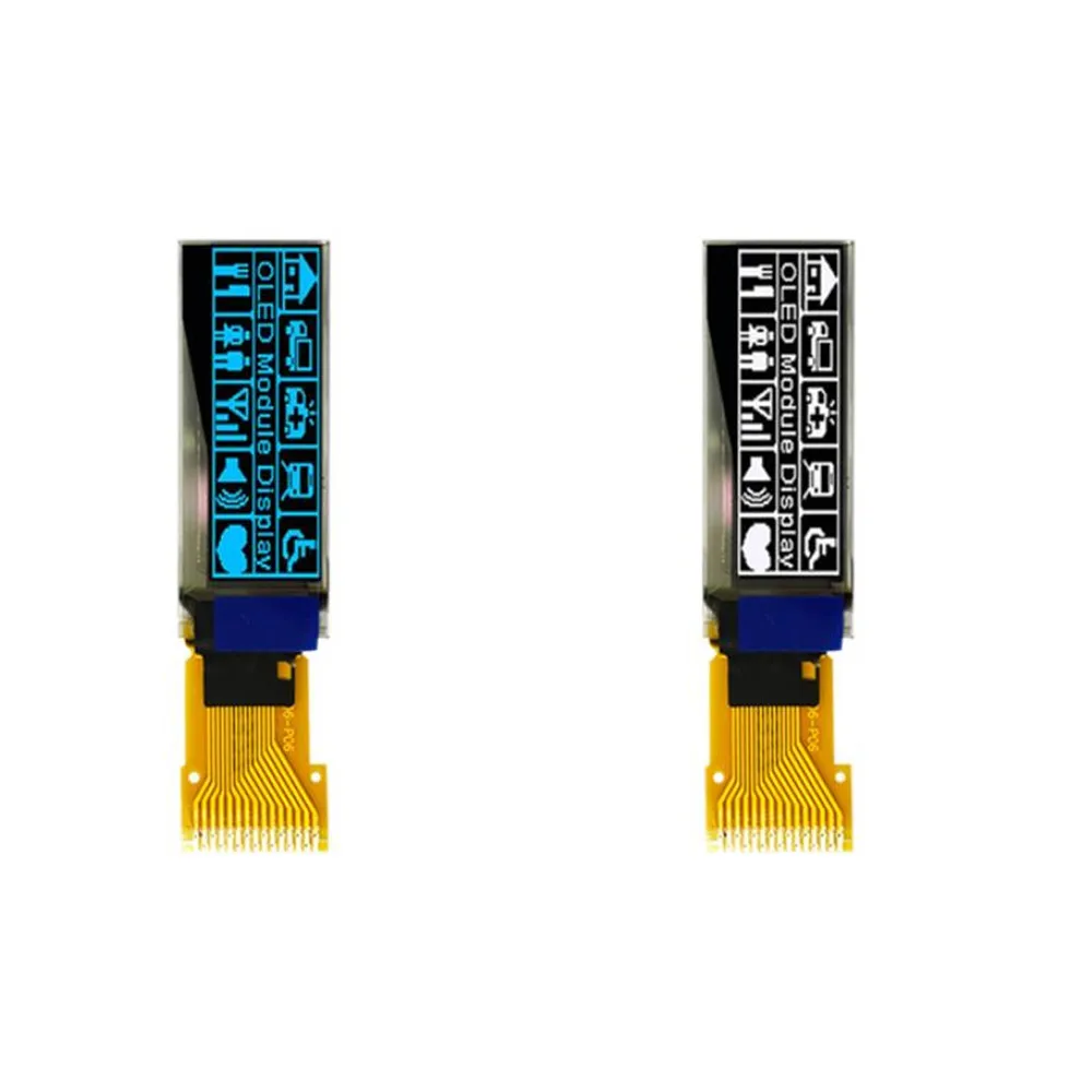 Taidacent White Blue SPI Interface 15 Pin SSD1306 0.91 Inch OLED 128x32 OLED