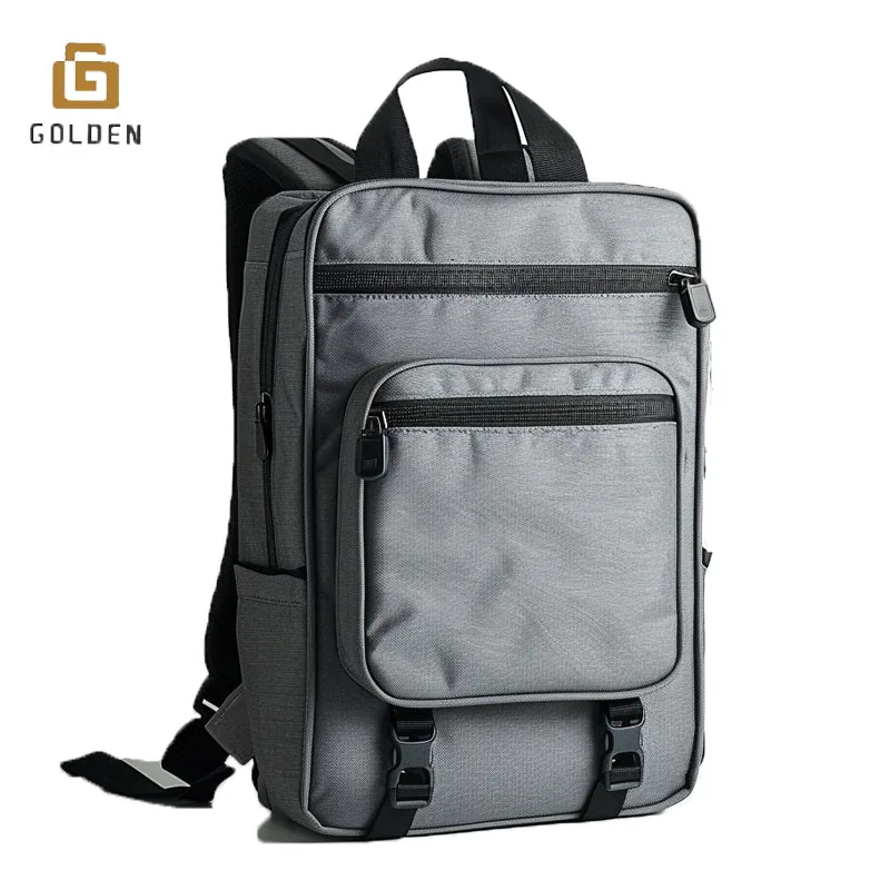 Golden Luxury Large Capacity Fashion Laptop Backpack Ultra Slim Laptop Backpack Waterproof 18 Inch Backpacks For Laptops Logo