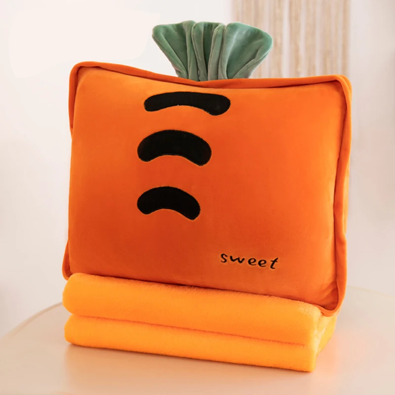 Custom Design Essentials with Luggage Stuffed Portable Airplane Compact with Bag 2 in 1 Travel Blanket and Pillow Set