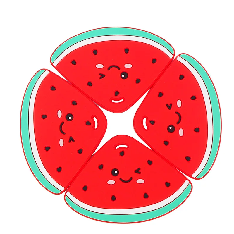 Bacteria Resistant Lovely Fruit Style Soft Great Gift silicone watermelon Teether