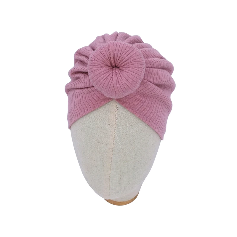 Silky Satin Lined Turban Hat for Babies Infant Toddler Girls Boys Bonnet Newborn Beanie Little Kids Sleep Caps Head Wraps