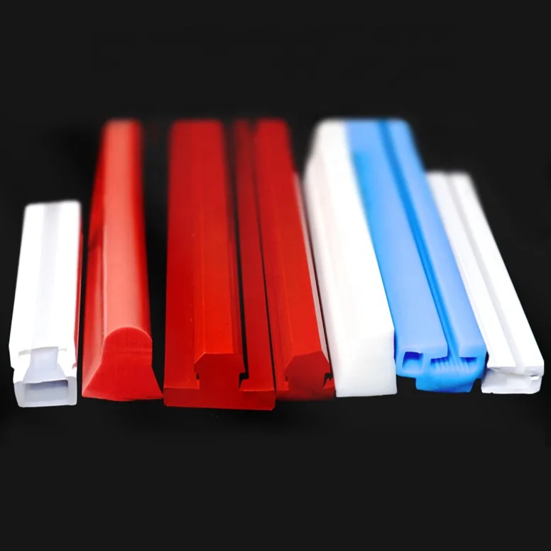 2022 hot sale customized seal strip led silicone profile  F  U shape high quality  silicone strip for profile