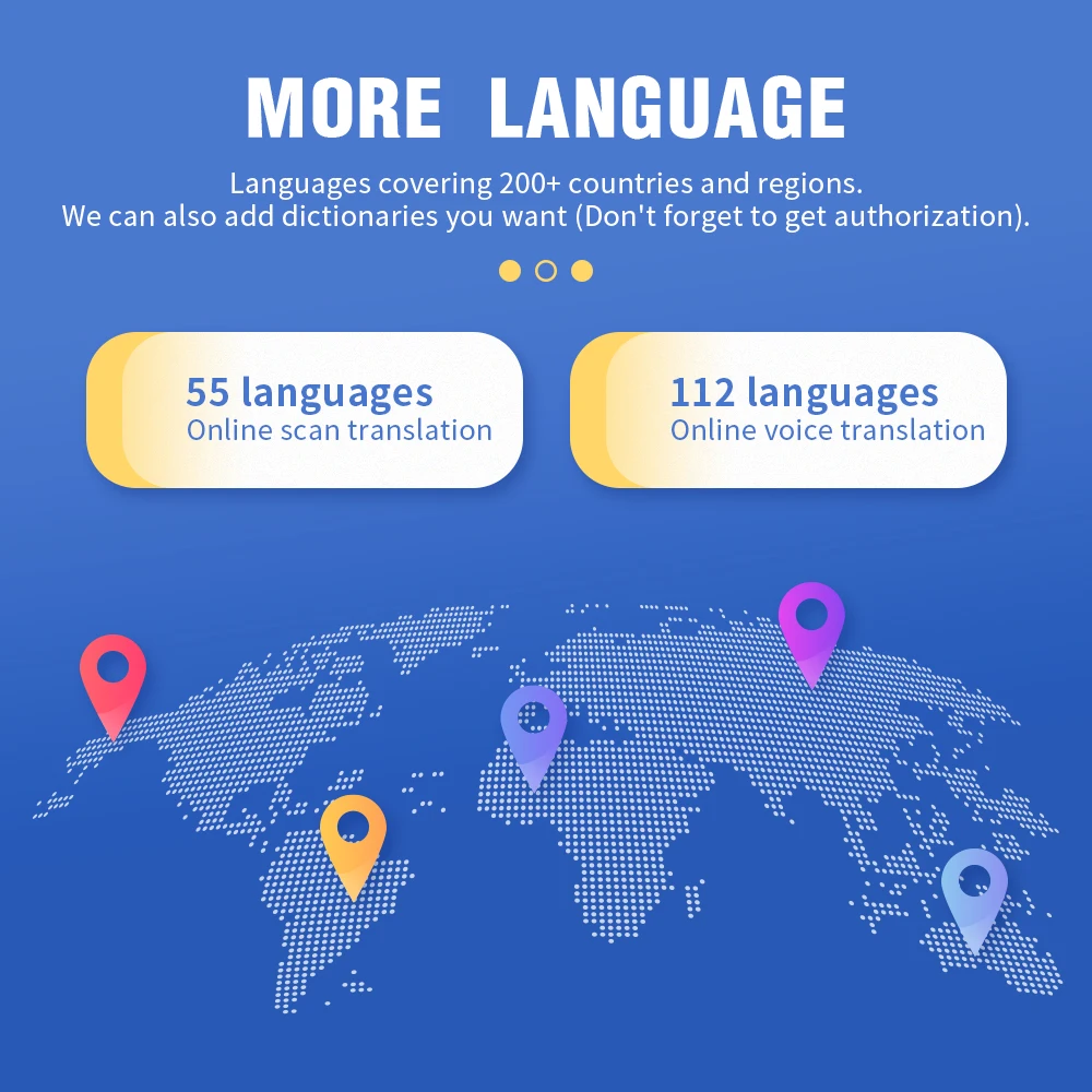 NEWYES Electronics Dictionaries 4 Language Translator Device Offline Auto Voice Intelligent Scan Translation Pen