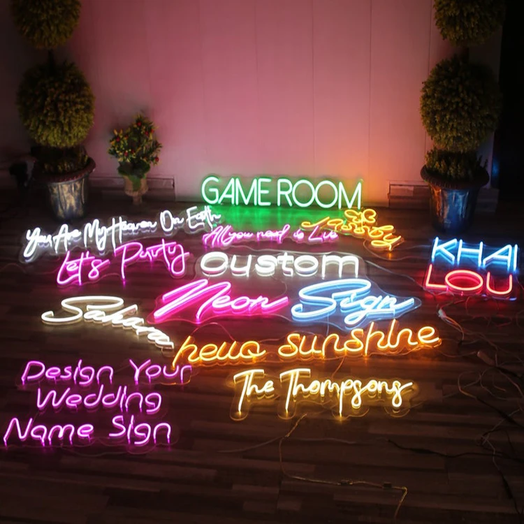 Dropshipping USB Neon Sign Lights Tiger natural Neon beer sign Light High Performance Led Lights Custom Neon Sign