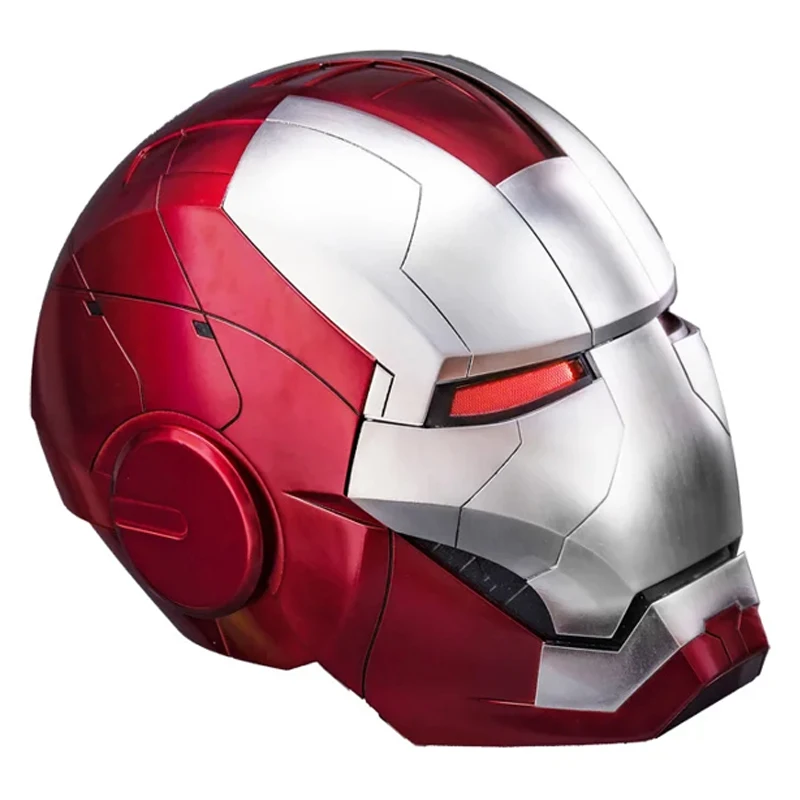 Marvle toys Man Iron helmet radio robot 1/1 COSPLAY Automatic opening and closing Voice control for Christmas and New Year gift