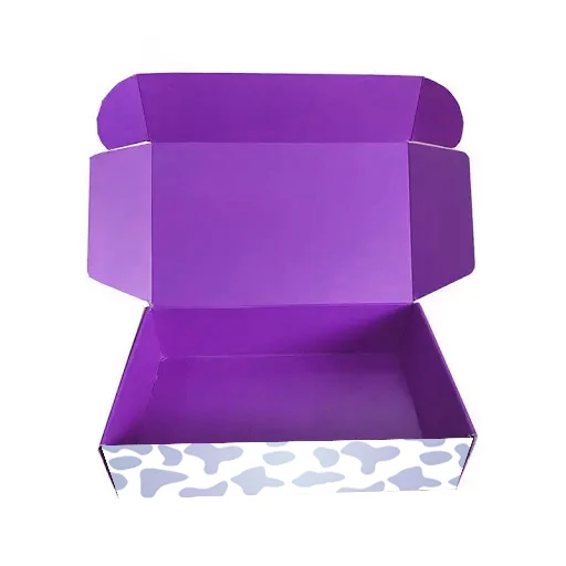 Matte Black Shipping Boxes Clothing Folding Recyclable Custom Logo Corrugated Cardboard Mailer Box