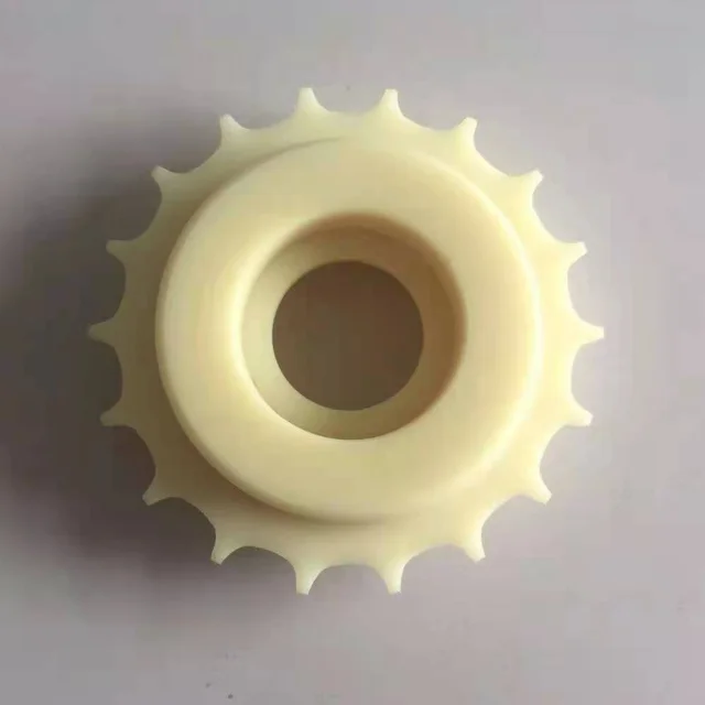 CNC plastic parts customized CNC plastic gears machining MC nylon gears