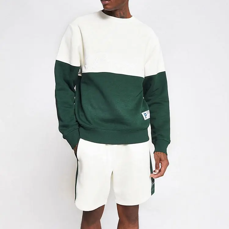 
New Arrivals Multicolor Casual Color Block Tracksuit 2 Piece Mens Shorts Tracksuit 