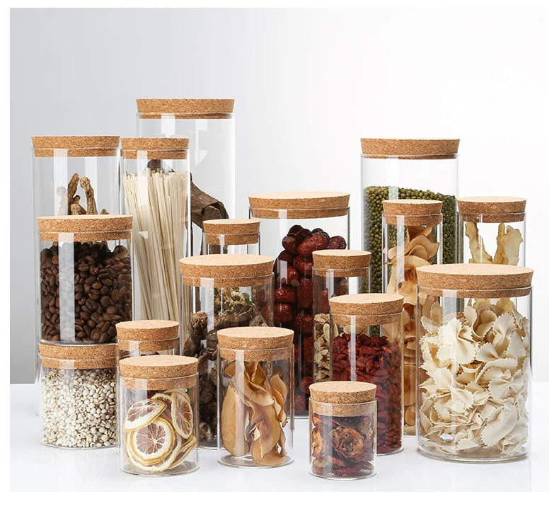 Factory Customized Eco Friendly Cork Plug Caps Variety Size Glass Jar Cork Lids
