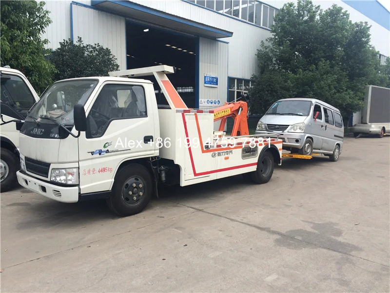 4x2 JMC RHD LHD 3 tons wrecker towing truck