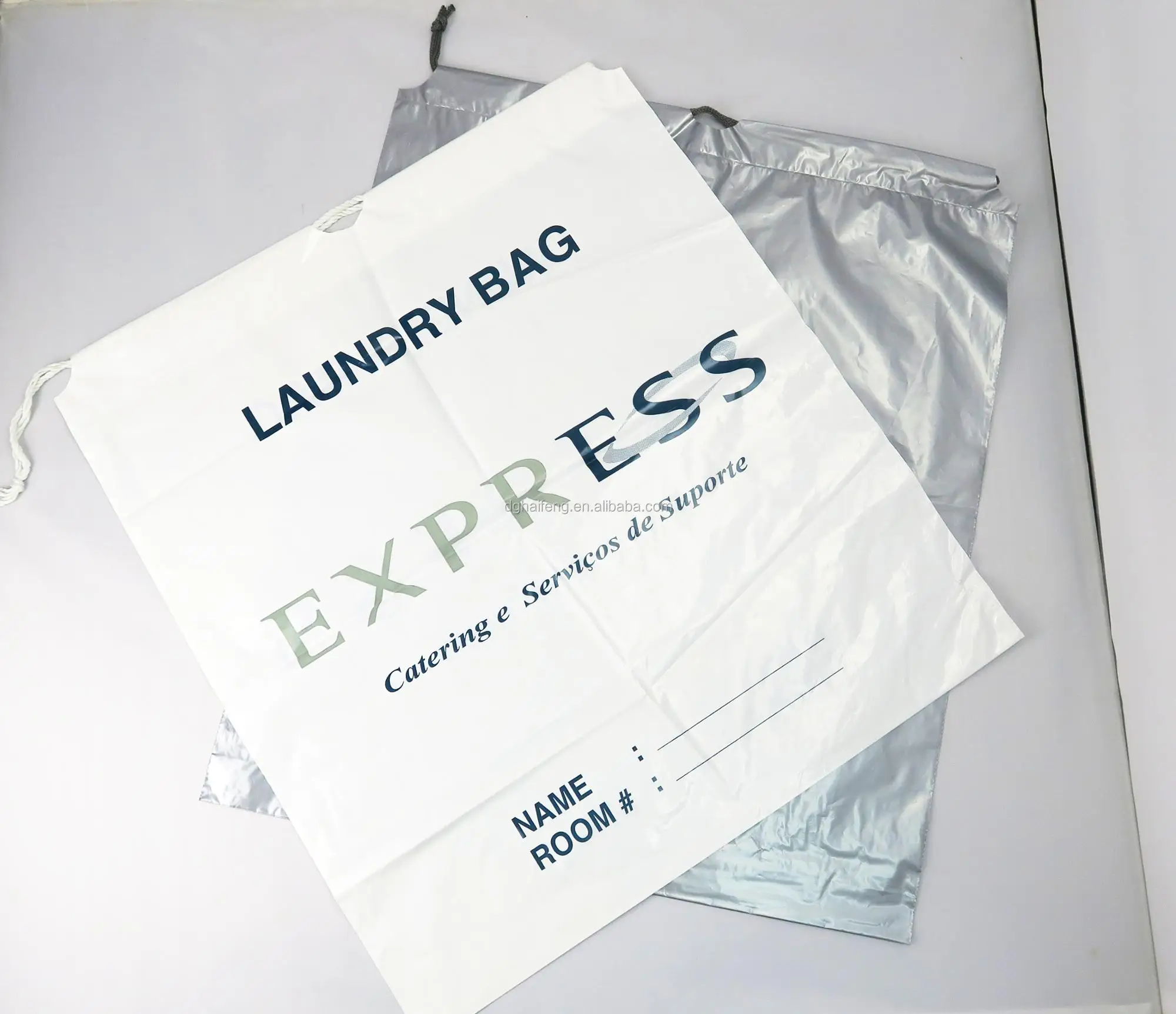 2013 high quality Hotel washing room drawstring Laundry bag/disposable laundry bag/drawstring gift bag