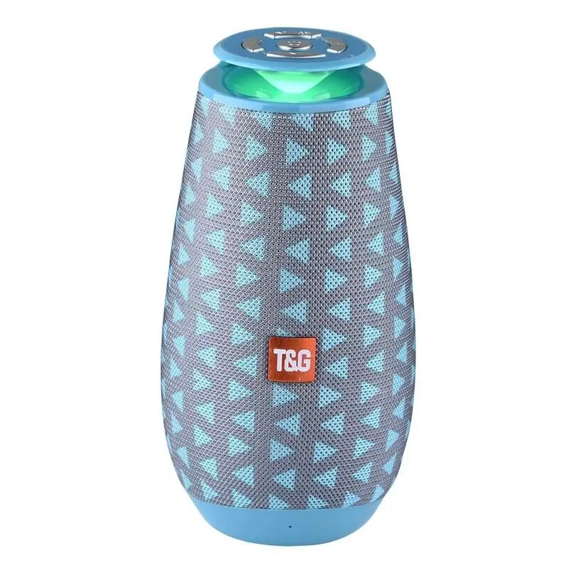 Новый дизайн 2021, TG508, Беспроводная мини-музыка, супер бас, Портативная колонка с синими зубьями и цветным динамиком