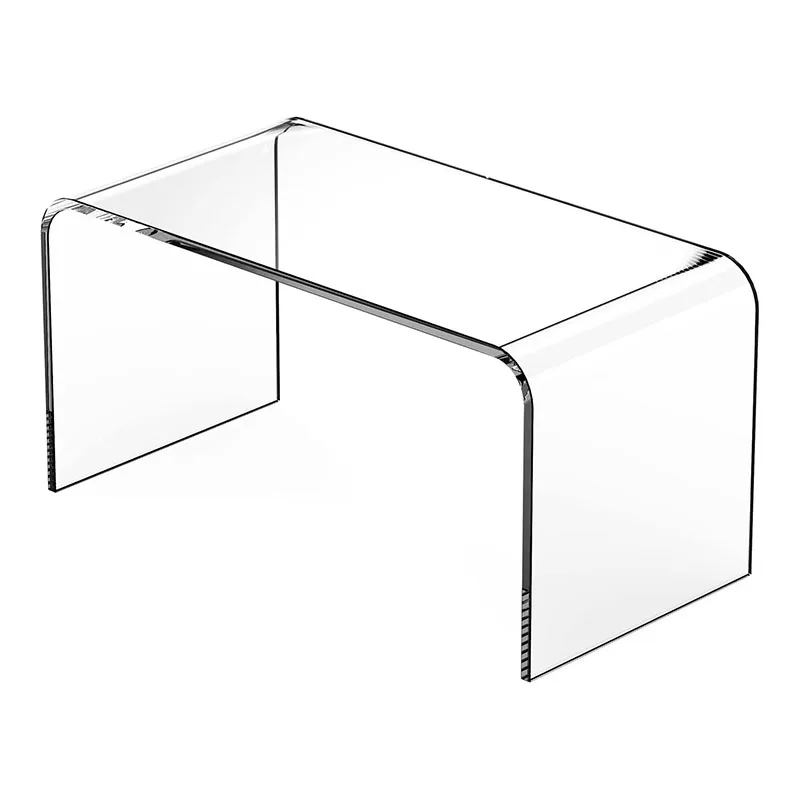 Прозрачный пластиковый чайный столик индивидуального размера, акриловый прикроватный столик