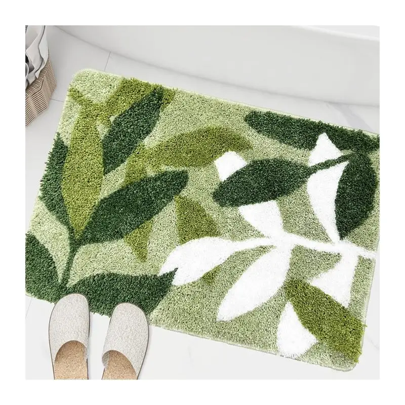 Tuft jacquard machine washable a strong three-dimensional effect rug for bathroom