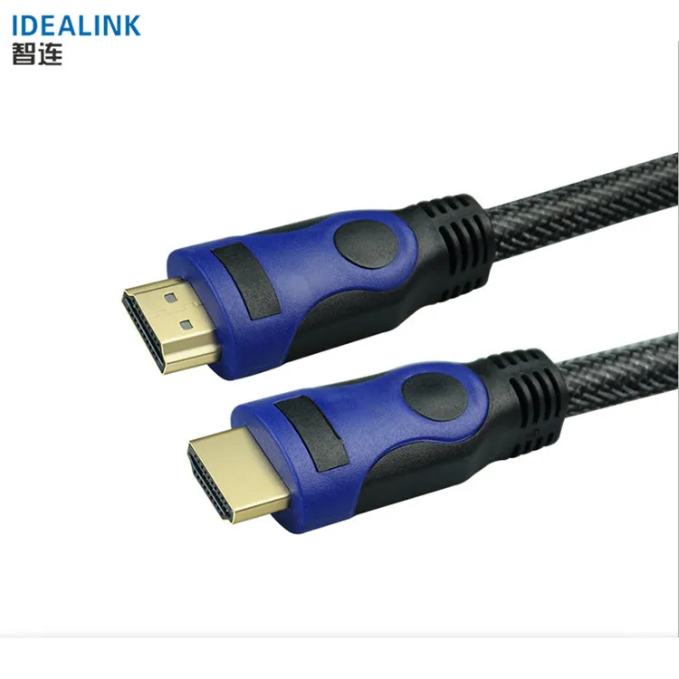 Высокое качество 24 к позолоченные нейлон волокно Поддержка 3D 4 Ultra HDTV кабель для HDMI