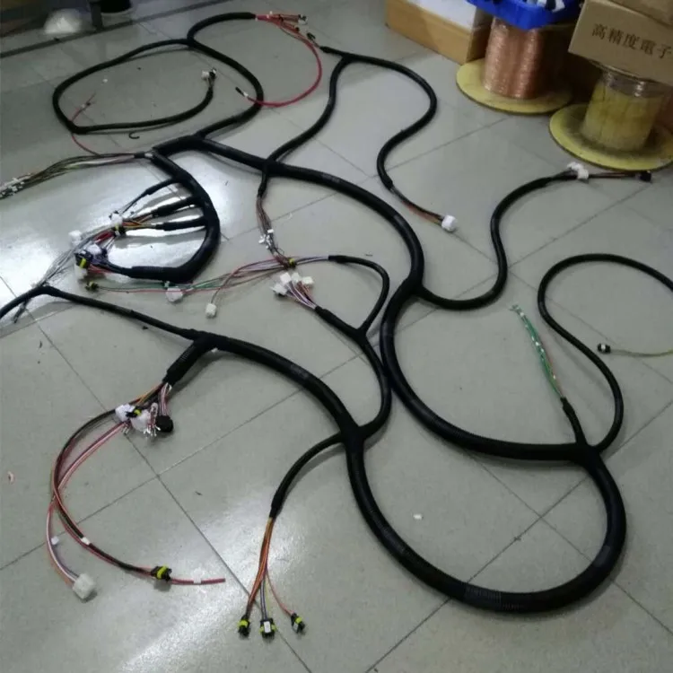 port plug cable wire harness throttle position sensor wire harness plated automotive connector wire harness