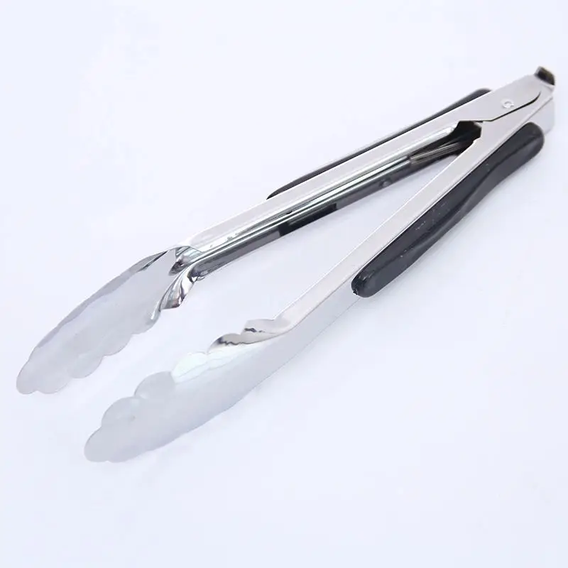 The Fine Quality Metal Food Tweezers Barbecue Tongs Stainless Steel Food Tong 3 Set
