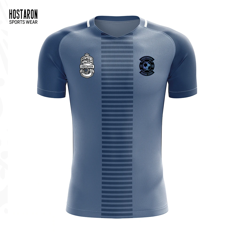 HOSTARON Sublimation Sports Kits Custom Cheap Football Team T-Shirt Youth Football Uniforms Thai Quality Soccer Uniform For Men