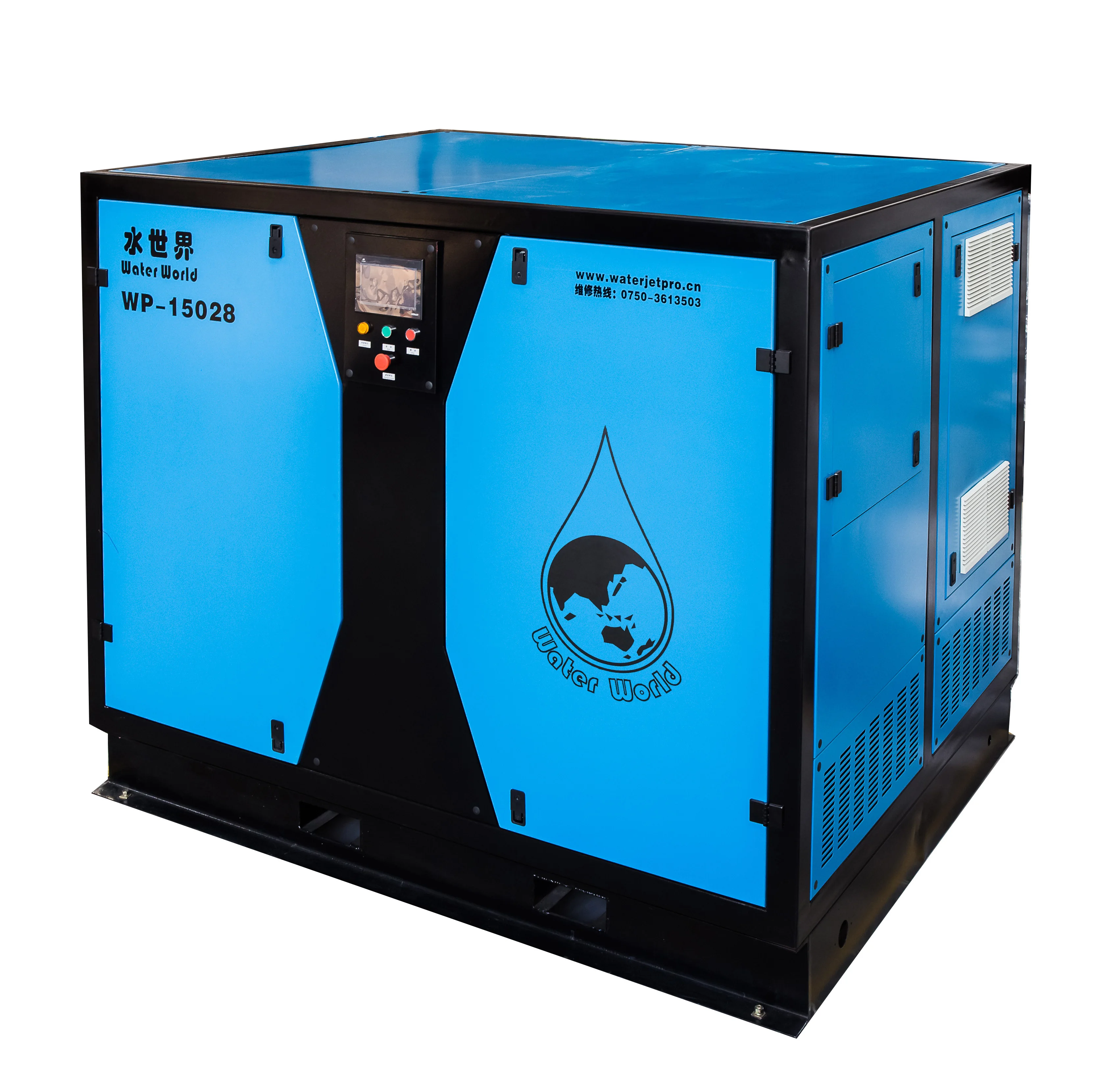 Cleaning heat exchangers  refinery air coolers  fuel tanks high pressure water blast machine