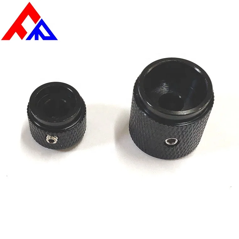 Индивидуальная черная анодированная Ручка для гитары диаметром 19 мм